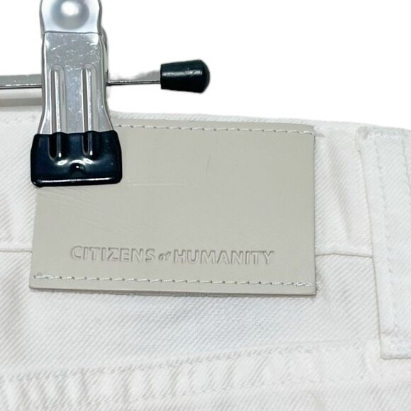 Citizens of Humanity NWT Gage Jeans Men’s Size 27 White Stretch Linen Denim - Picture 4 of 13